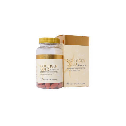 قرص کلاژن گلد+بيوتين+ويتامين سي 60عددي ادريان سلامت