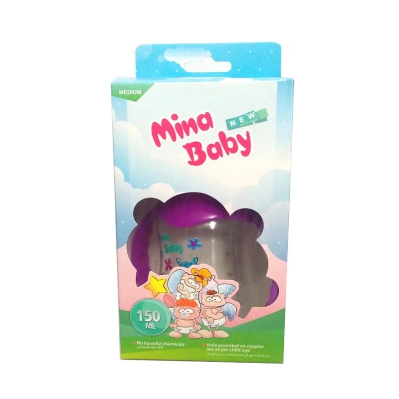 شیشه شیر مینا بیبی سایز متوسط حجم ۱۵۰ میلی لیتر - Image 2