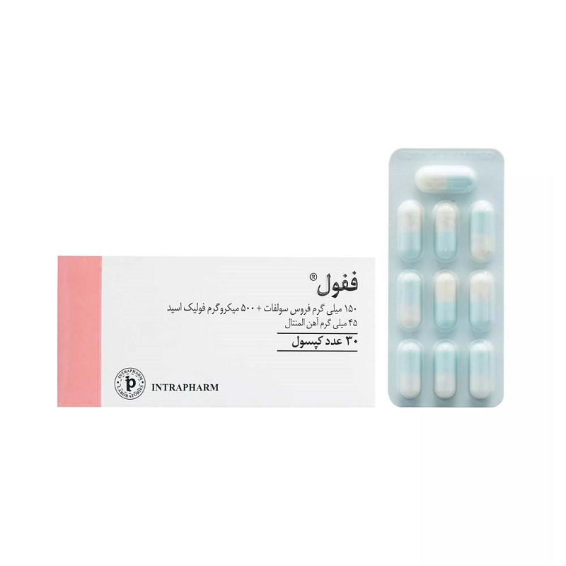 کپسول ففول وايتا مينز(اينترافارم)30عددي