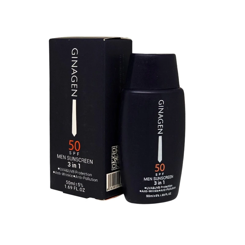 کرم ضد آفتاب 3 در 1 آقایان SPF50 ژیناژن 50 میلی لیتر - Image 2