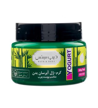 ماست بدن (کرم ژل آبرسان بدن) بامبو و درخت چای مناسب پوست چرب دیپ سنس - Image 2