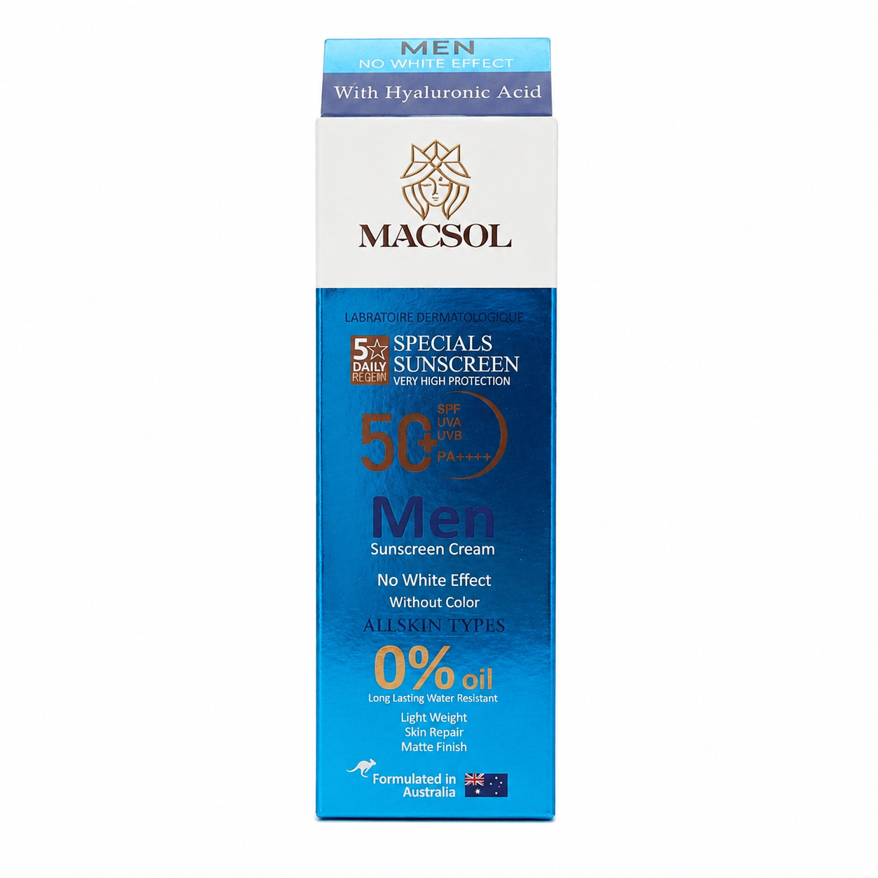 کرم ضدآفتاب SPF50 مناسب آقایان مکسول 30 میلی لیتر